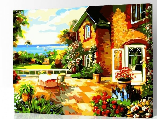 DIY Painting By Numbers Home Decor 40*50cm (design no: 3874)