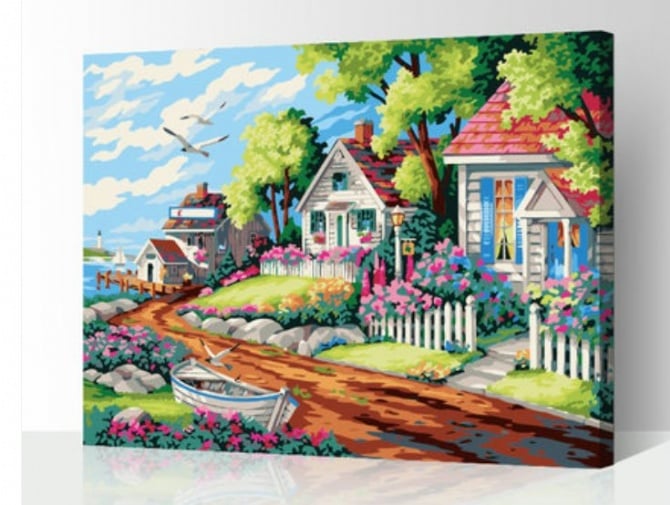 DIY Painting By Numbers Home Decor 40*50cm (design no: 3876)