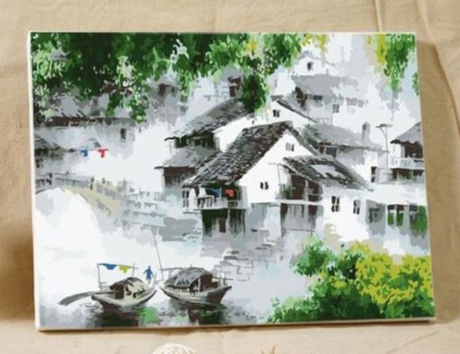 DIY Painting By Numbers Home Decor 40*50cm (design no: 3879)