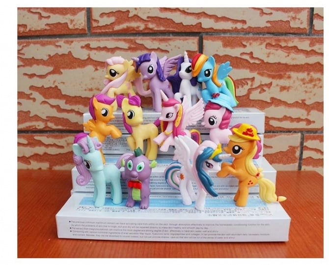 Middle size My little pony (Sport version ) 12pcs collection / Cake Topper
