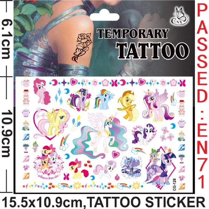 The little pony Tattoo sticker