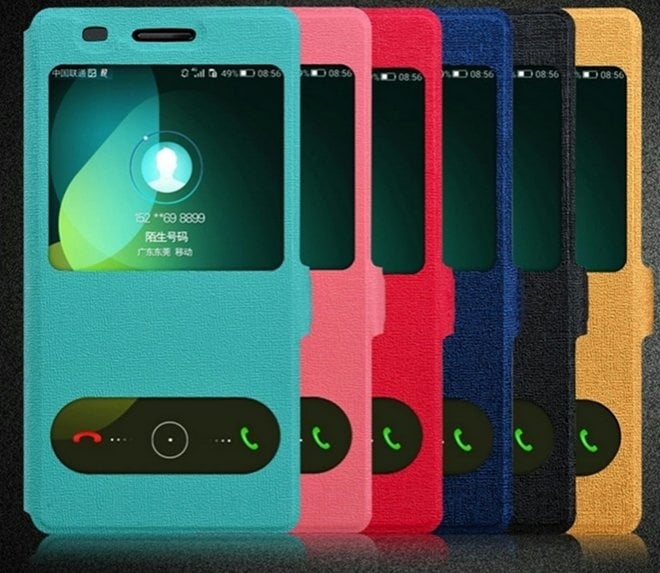 Huawei Honor 4c leather case +screen protector + gift  plus leather case+ screen protector + gift - (COPY)