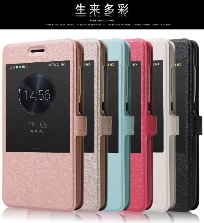 Huawei Honor 4x quality leather case+screen protector +gift