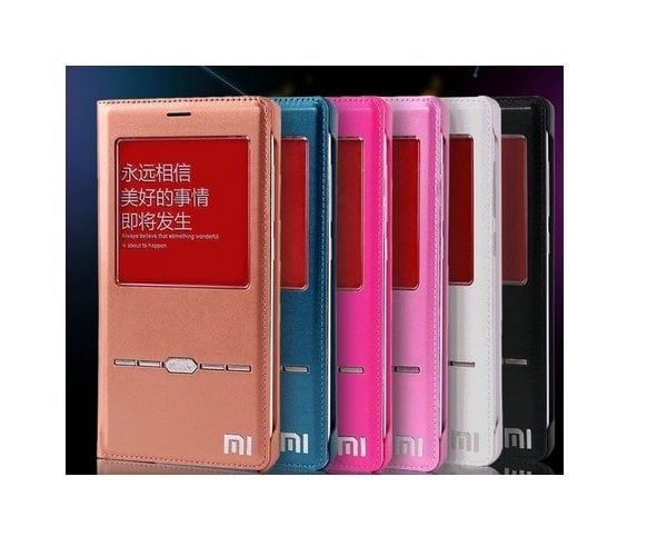 Xiaomi Hongmi note hongmi note 4G leather casing + screen protector + gift