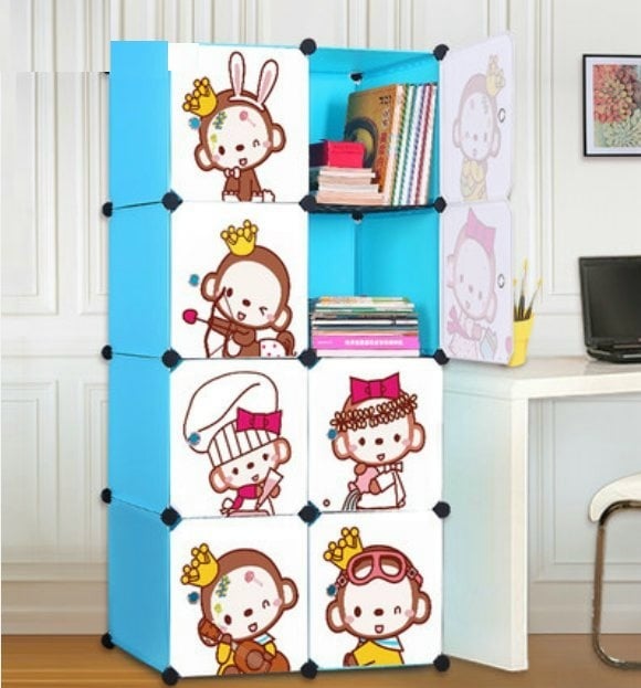 Cabinet 8 Cubes monkey BOOKSELF DIY Storage Box