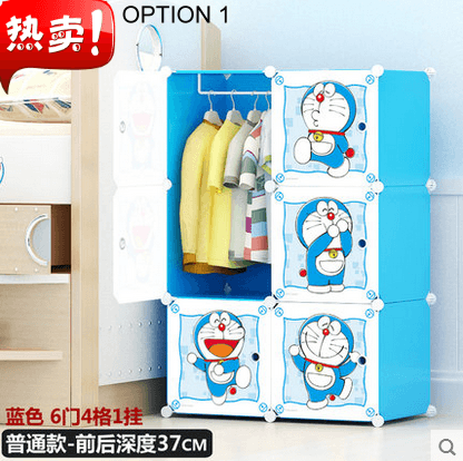 Cabinet 6 Cubes Doraemon DIY WardrobE