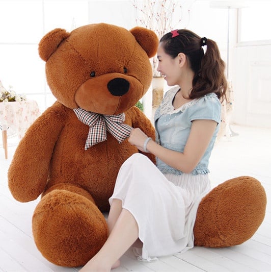 teddy bear 1.6METER big giant teddy bear with free present card
