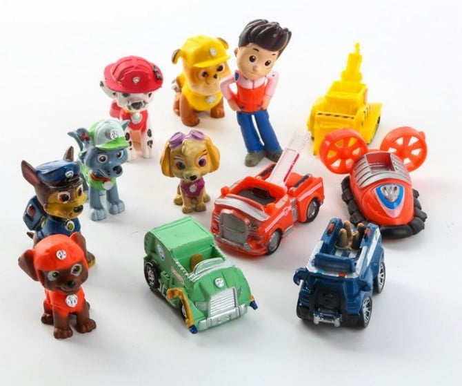 12 in 1 PAW Patrol Cake Topper /Figure set