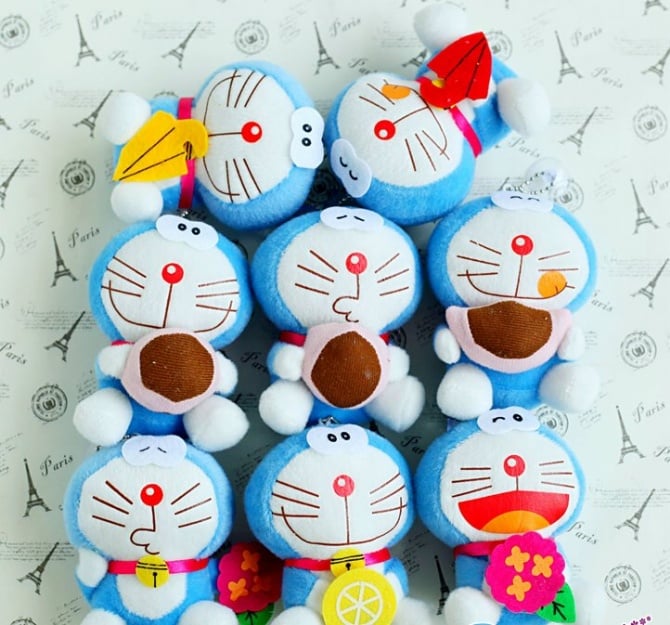 Doraemon soft toys 11cm