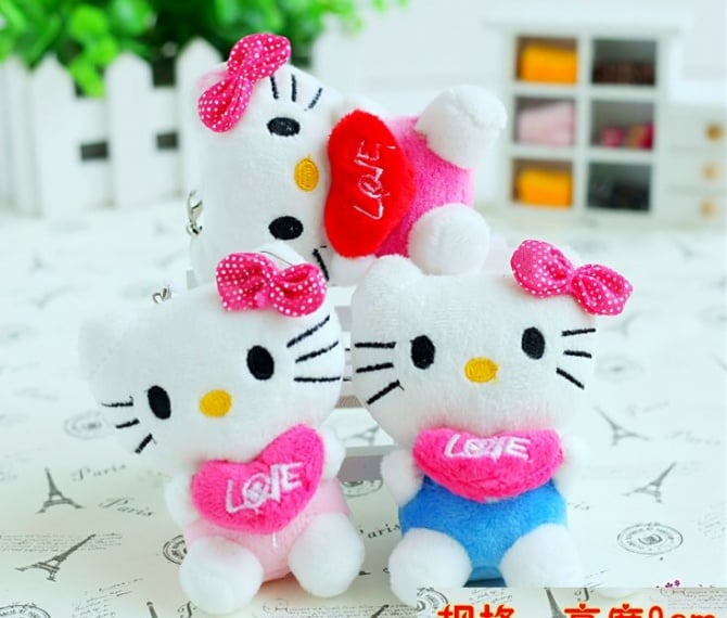 hello kitty soft toys 9cm