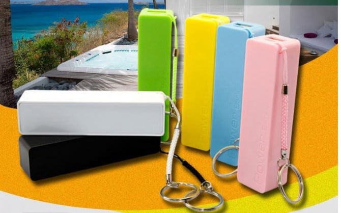 2600mah Powerbank Mini Perfume Power Charger Portable Power Bank