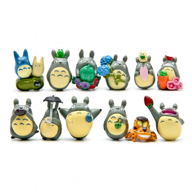 Totoro Figurine Set / Cake Topper