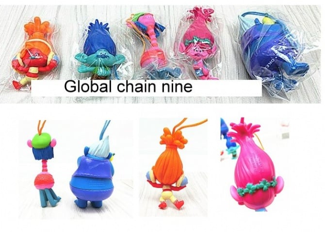 Trolls Figurine Set / Cake Topper (5 in 1)