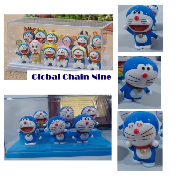 DORAEMON CAKE TOPPER / FIGURE COLLECTION with display box