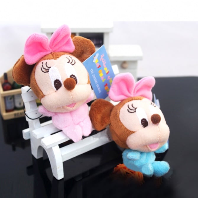 mickey and minnie 10cm