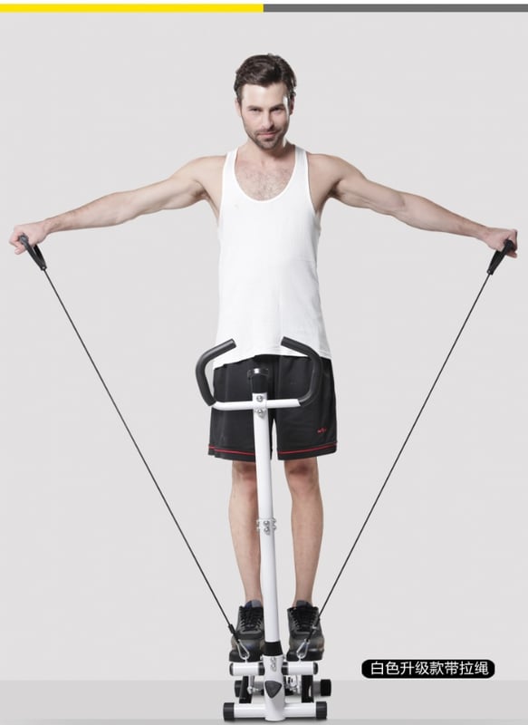 Silent swing multifunctional adjustable stepper slimming lose weight sports fitness equipment free mat