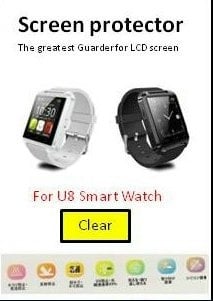 U8 3H quality clear and Matt screen protector