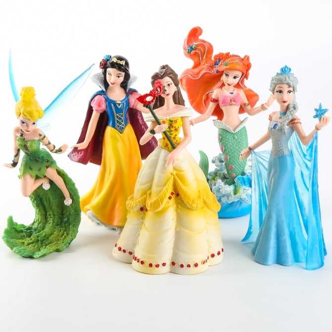 5 IN 1 disney Princess Figurine / Cake Topper