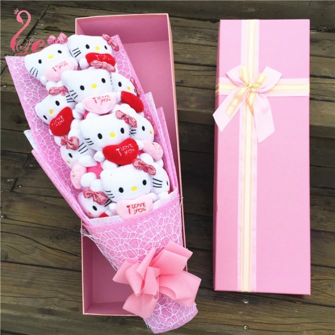 11pcs hello kitty with gift box