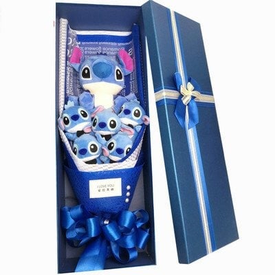 1 big 5 small stitch bouquet with gift box