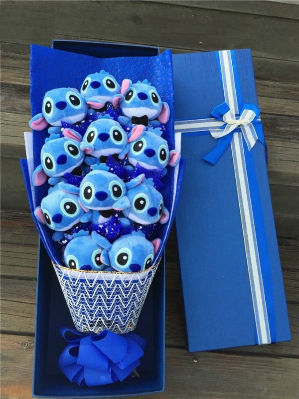 11pcs stitch bouquet with gift box