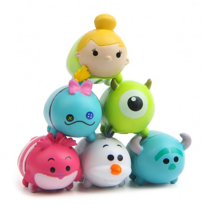 6 IN 1 Tsum Tsum Figurine Set / Cake Topper