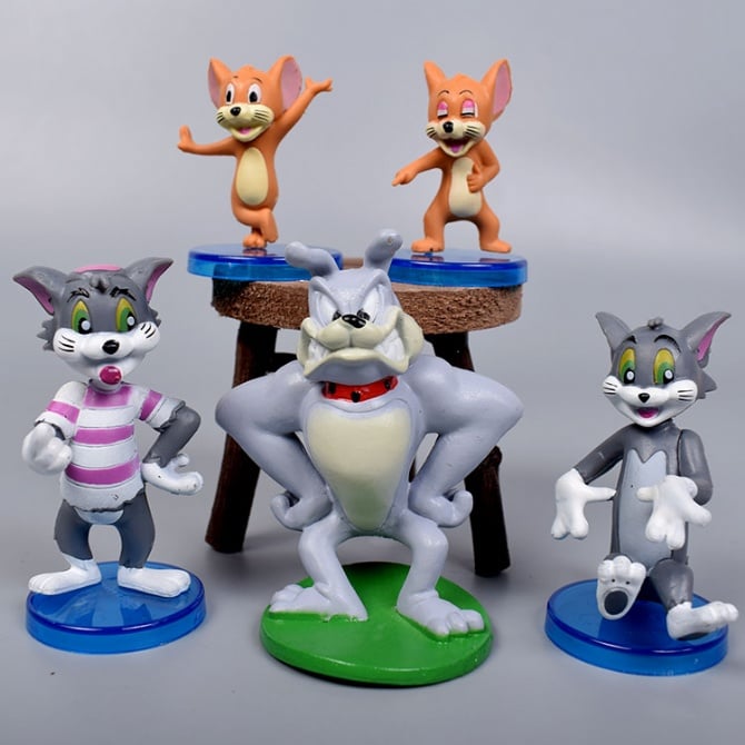 Tom and Jerry  Figurine Set / Cake Topper