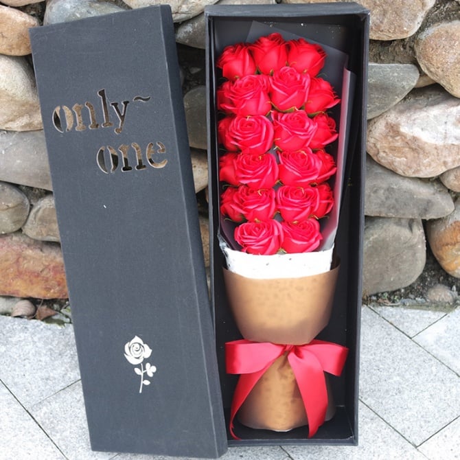 BIG 21pcs SOAP FLOWER BOUQUET