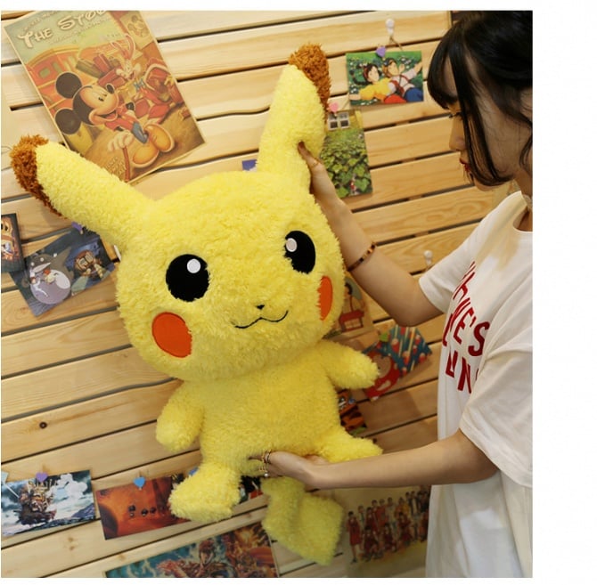Pikachu special hair plush toys 25cm