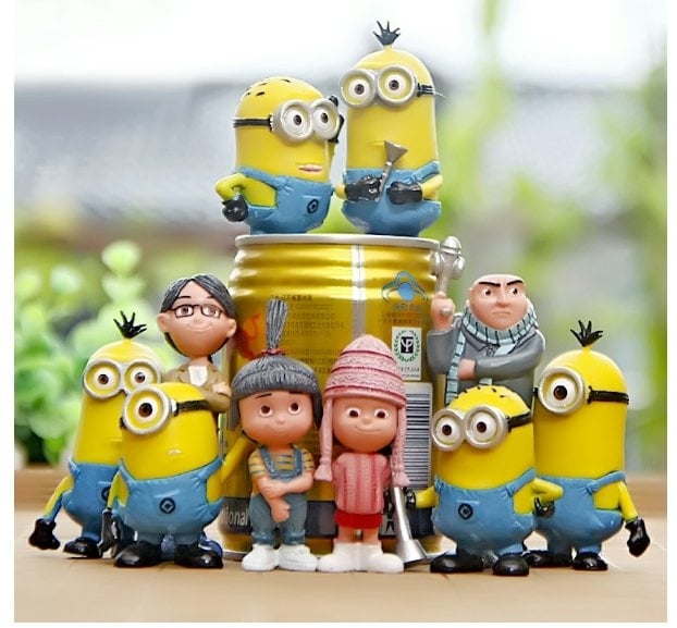 Minion Limited edition Figurine Set / Cake Topper ( 10 n 1 )