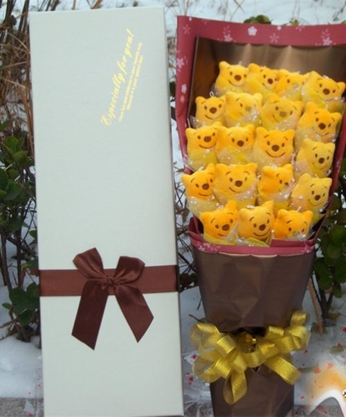 19pcs cute doraemon rilakkuma hello kitty bouquet