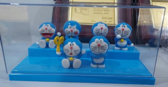 6 in 1 Doraemon Figurine Set Cake Topper  upgrade version with boxes