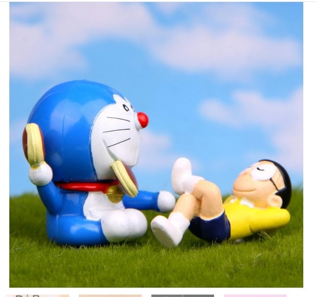 Doraemon Limited Figurine Set Cake Topper (2 in 1)