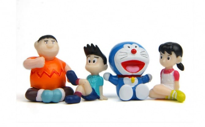 Doraemon   Figurine Set Cake Topper (4 in 1)