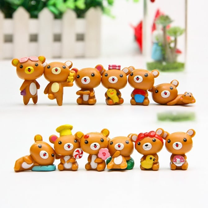 Rilakkuma Figurine Set / Cake Topper