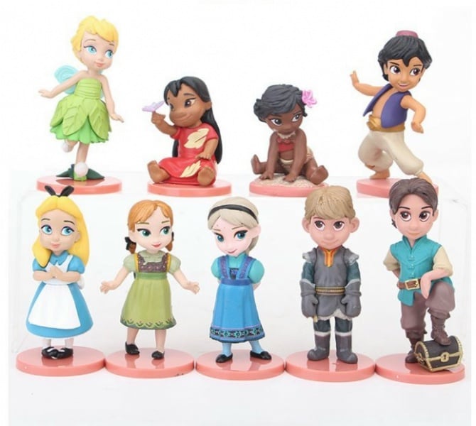 9 IN 1 disney Princess Figurine / Cake Topper