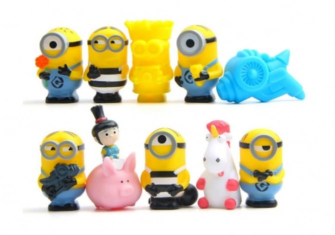 Minion Limited edition Figurine Set / Cake Topper (10 n 1 )