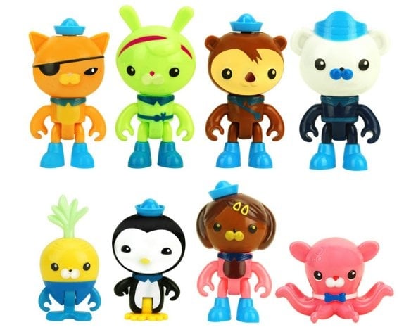 8 in 1 The Octonauts collection / Cake topper