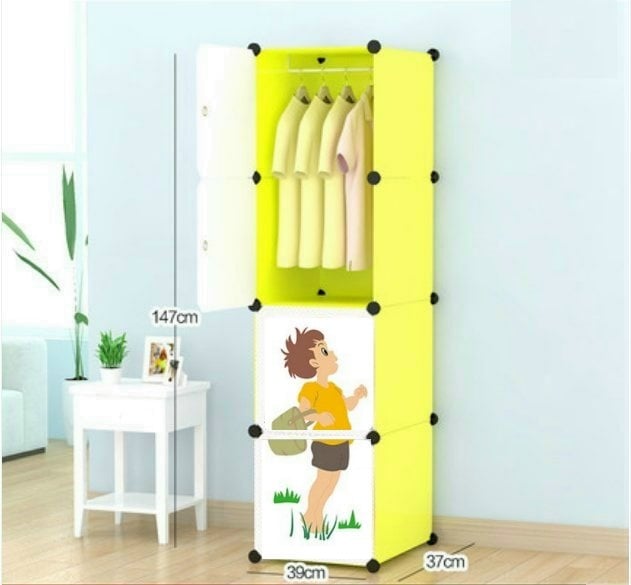 Cabinet 4 Cubes TOTORO DIY Wardrobe