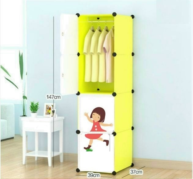 Cabinet 4 Cubes TOTORO DIY Wardrobe