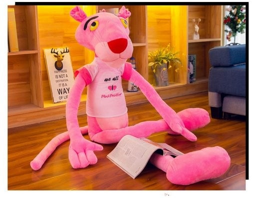 pink panther plush toys 80cm