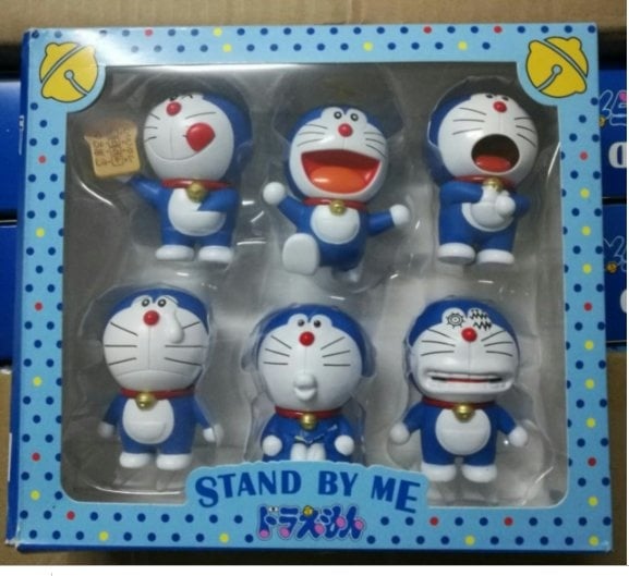 Doraemon Figurine Set Cake Toppe in boxes D2