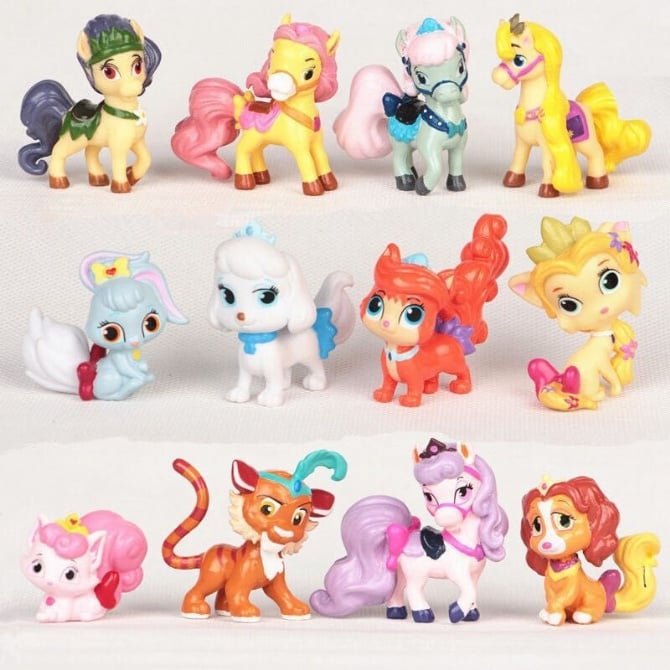 12 in 1 Palace Pets Figures Cake Topper
